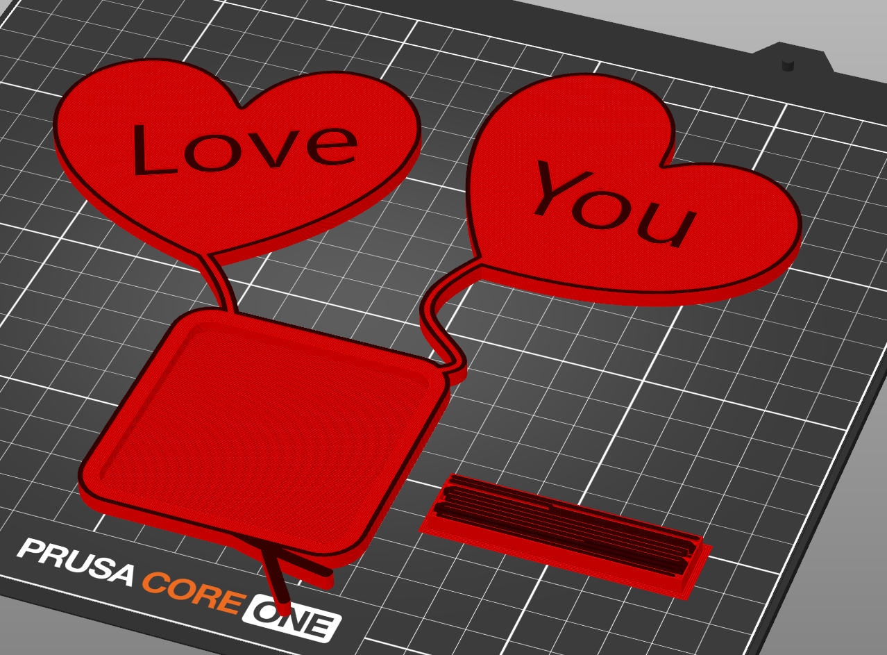 QR Code holder Love You