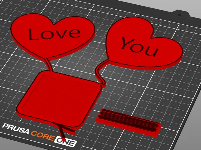 QR Code holder Love You