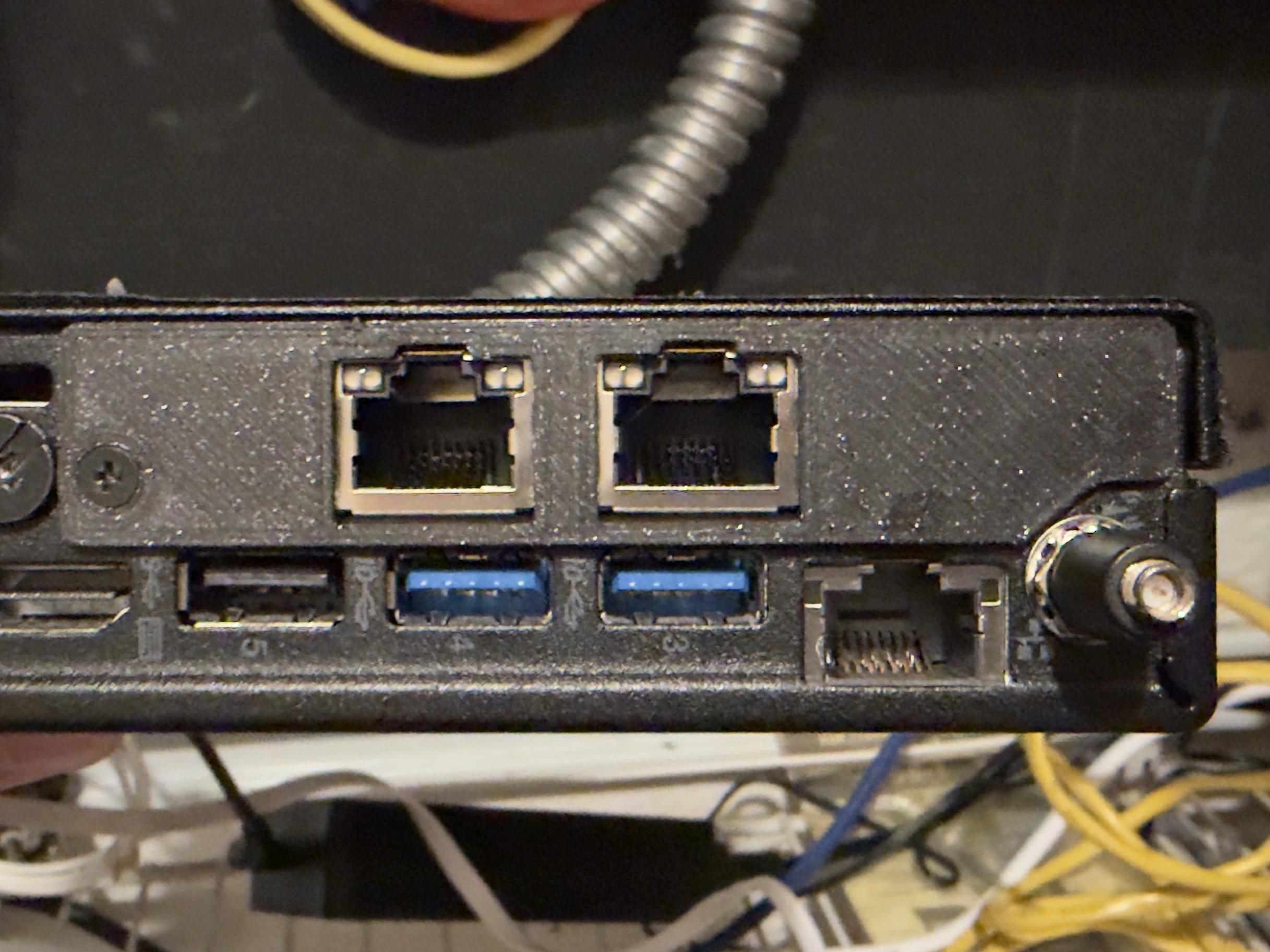 Lenovo Tiny PCIe H!Fiber Gigabit 2 Port NIC Baffle/PCIe Cover