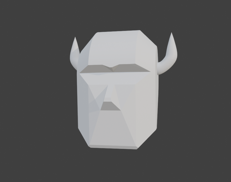 Dummy 13 Face Shaped Face with demon/devil horns