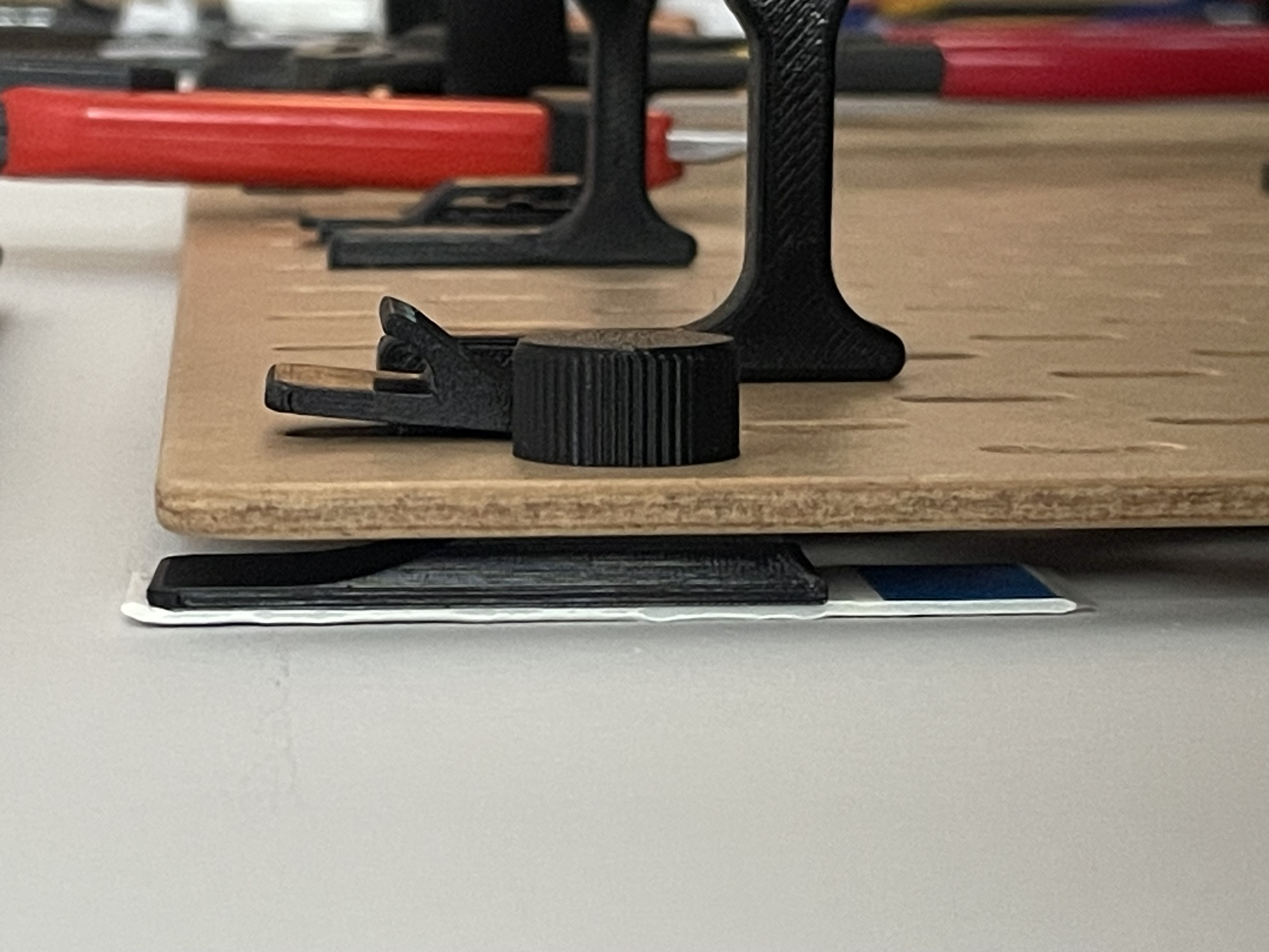 Threaded Skadis wall mount for Tesa powerstrips