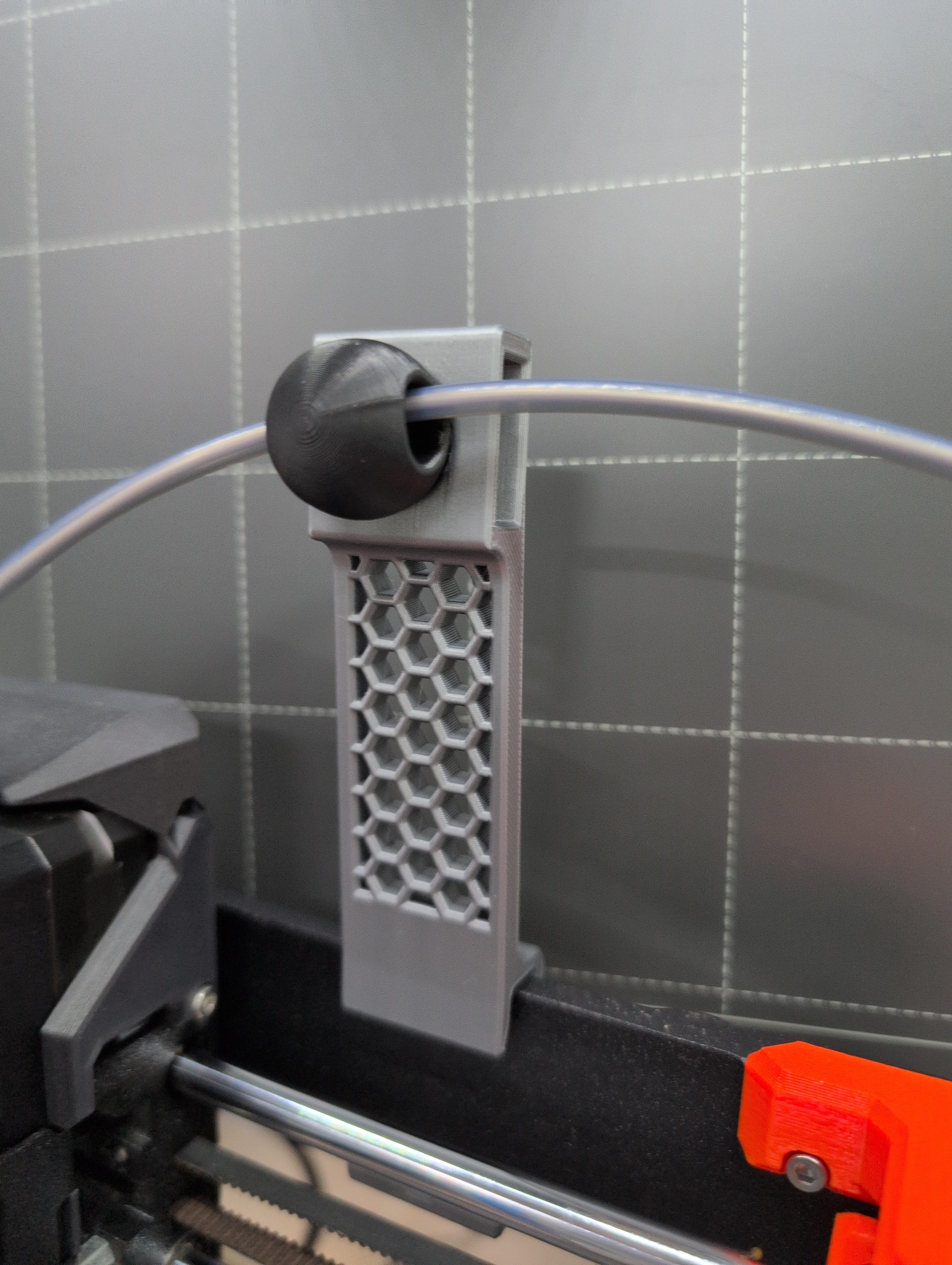 Clip-On Filament Guide for Prusa MK4(S) w/ Rotating Head - REMIX