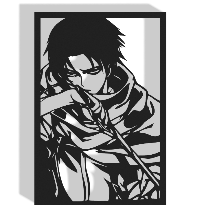 Levi Ackerman Attack on Titan Decor