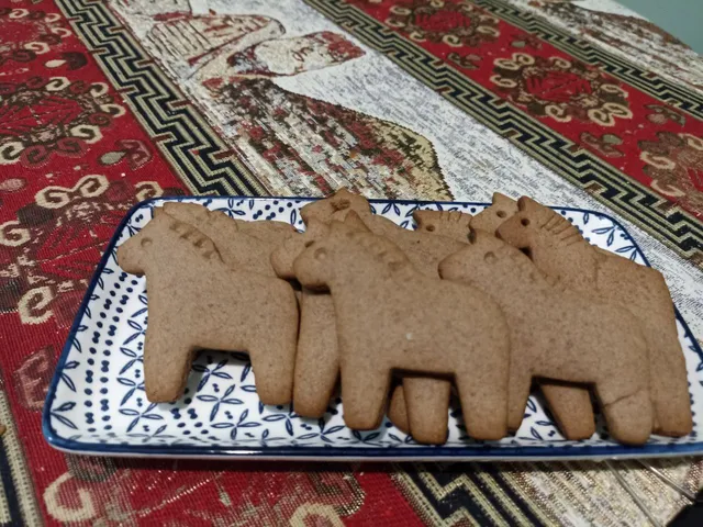 Swedish horse cookie cutter