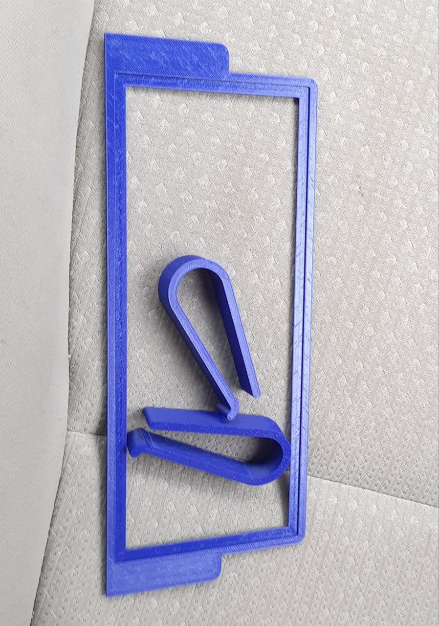 Sun visor document holder / frame (accessible parking permit holder) — miniatura 2