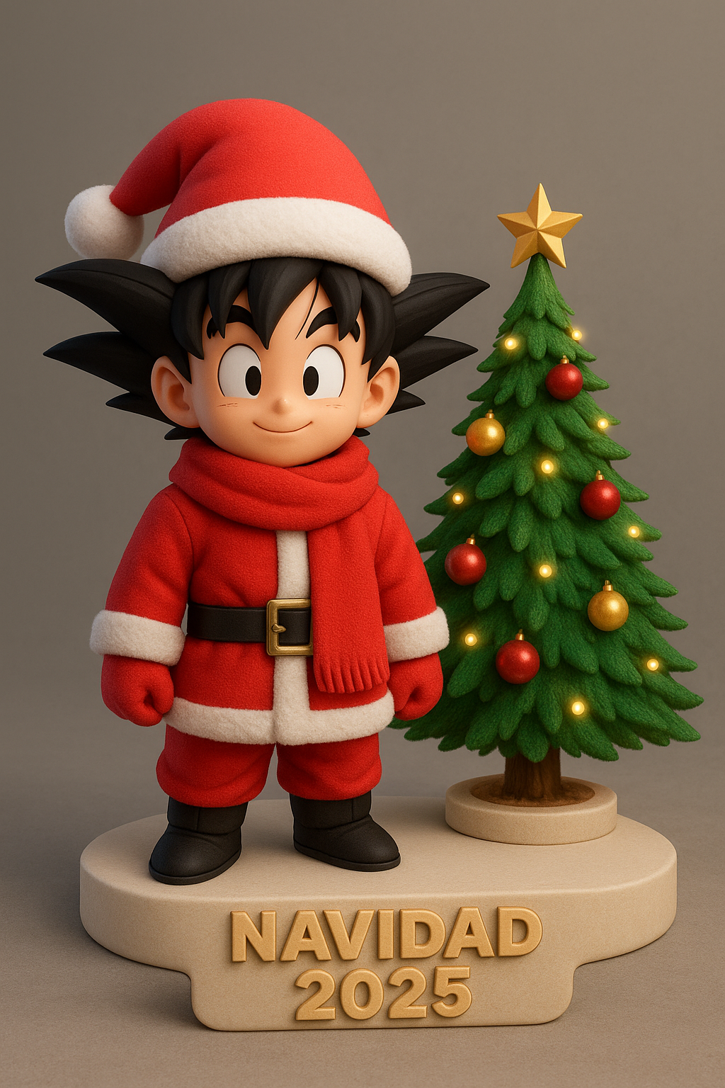 guku en navidad