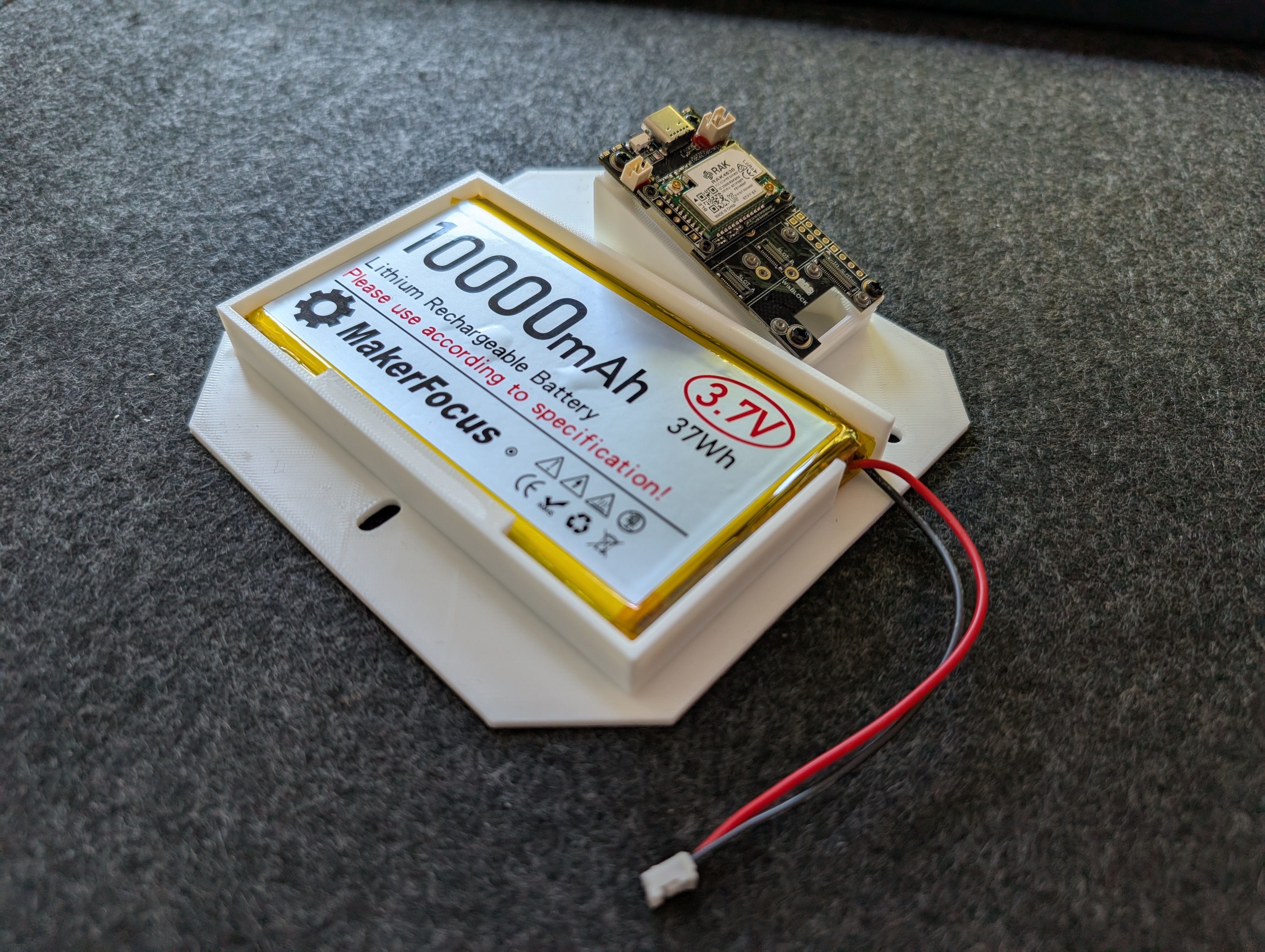 Mashtastic solar node, enclosure insert.