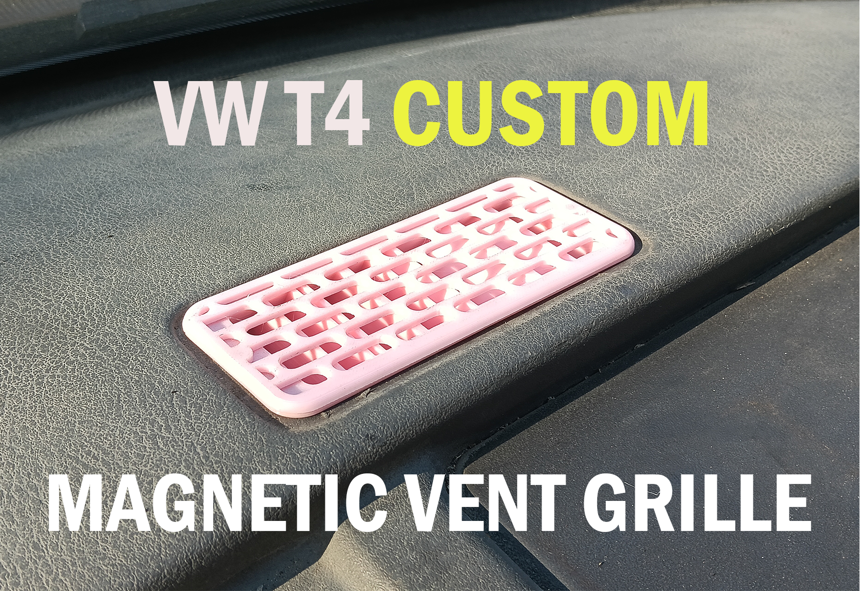VW T4 custom air vent grille