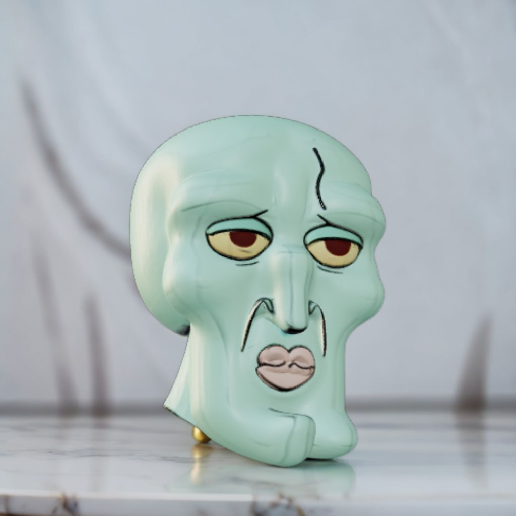 Handsome Squidward Head