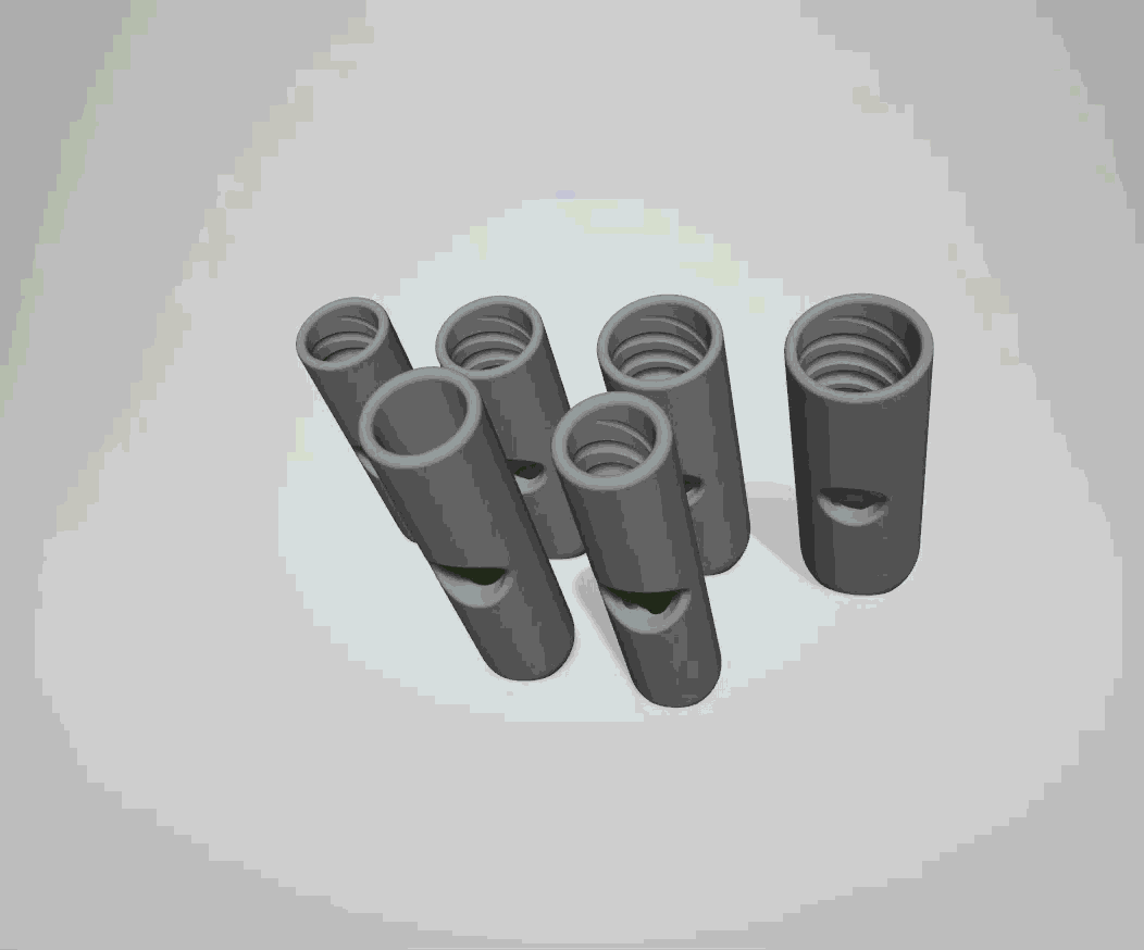 Rope aglets; multiple sizes, strong and printable
