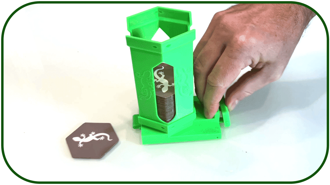 Tile Dispenser for Garden Geckos by Tin Robot Games
