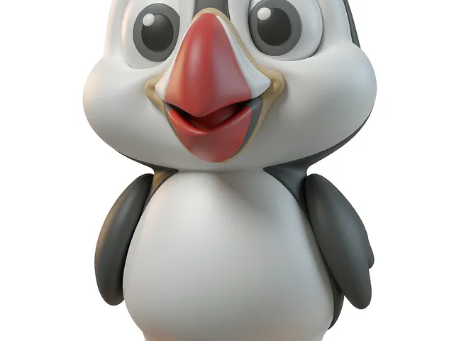Cute Chibi Puffin
