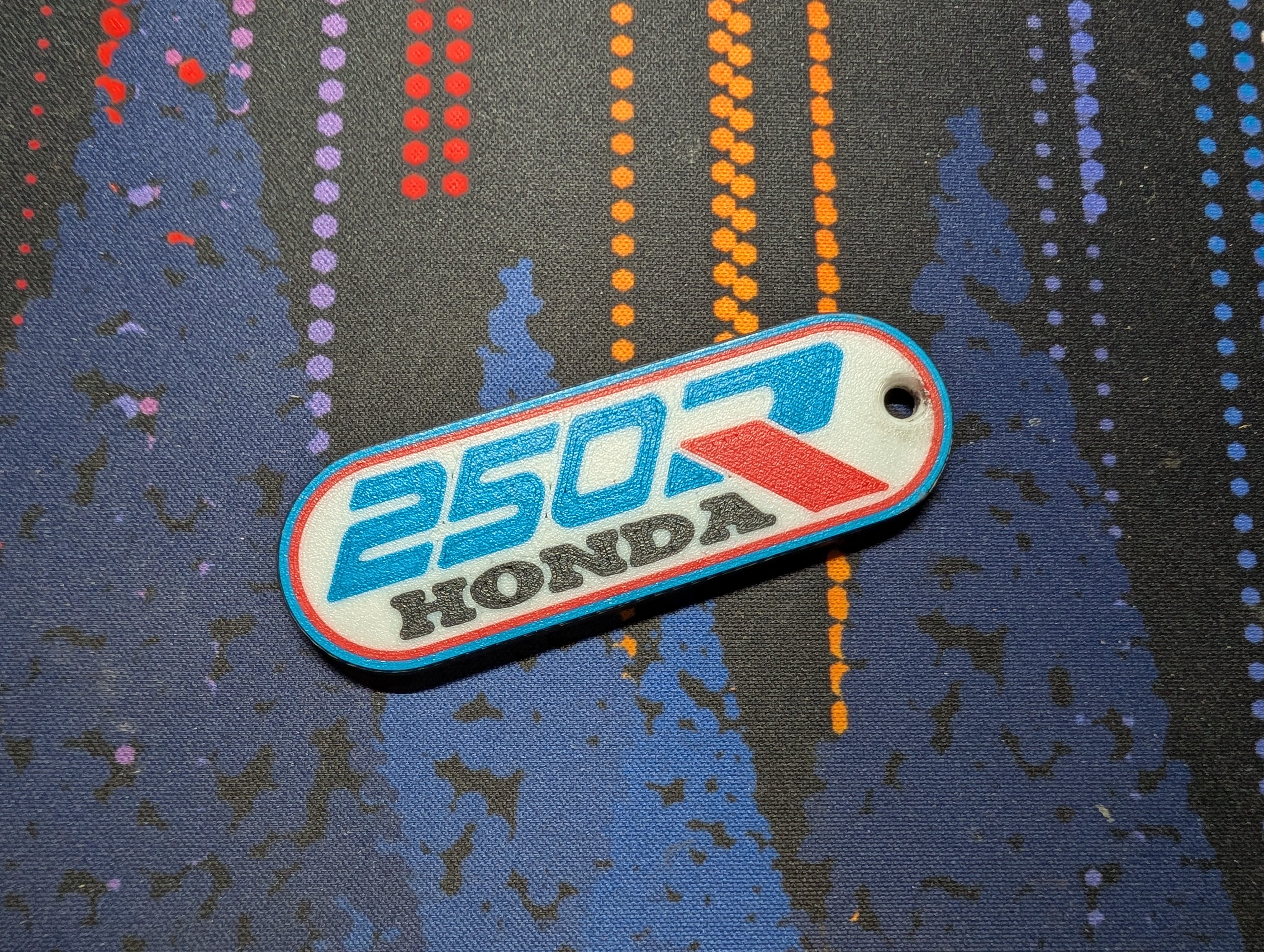 Honda XL250R Keychain