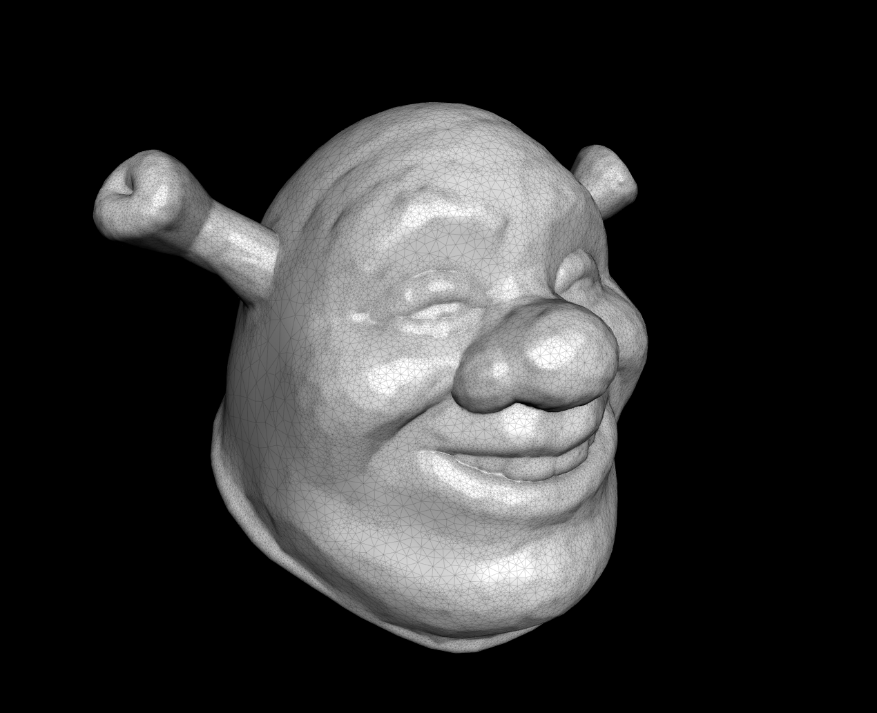 Shrek Head Inflated