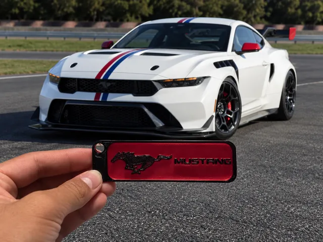 Mustang Keychain