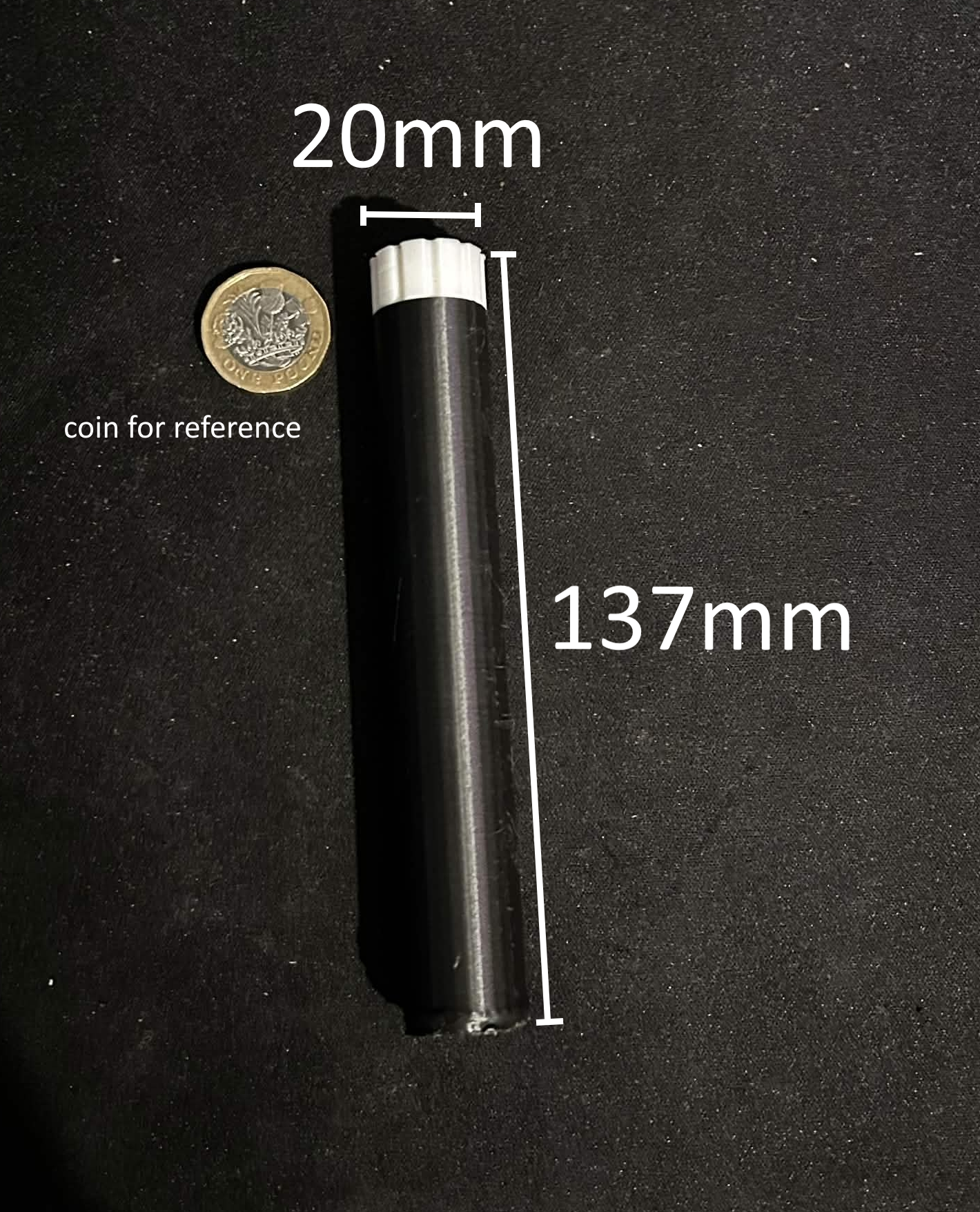 Small Tube Container with Cap Tight Seal/Fit
