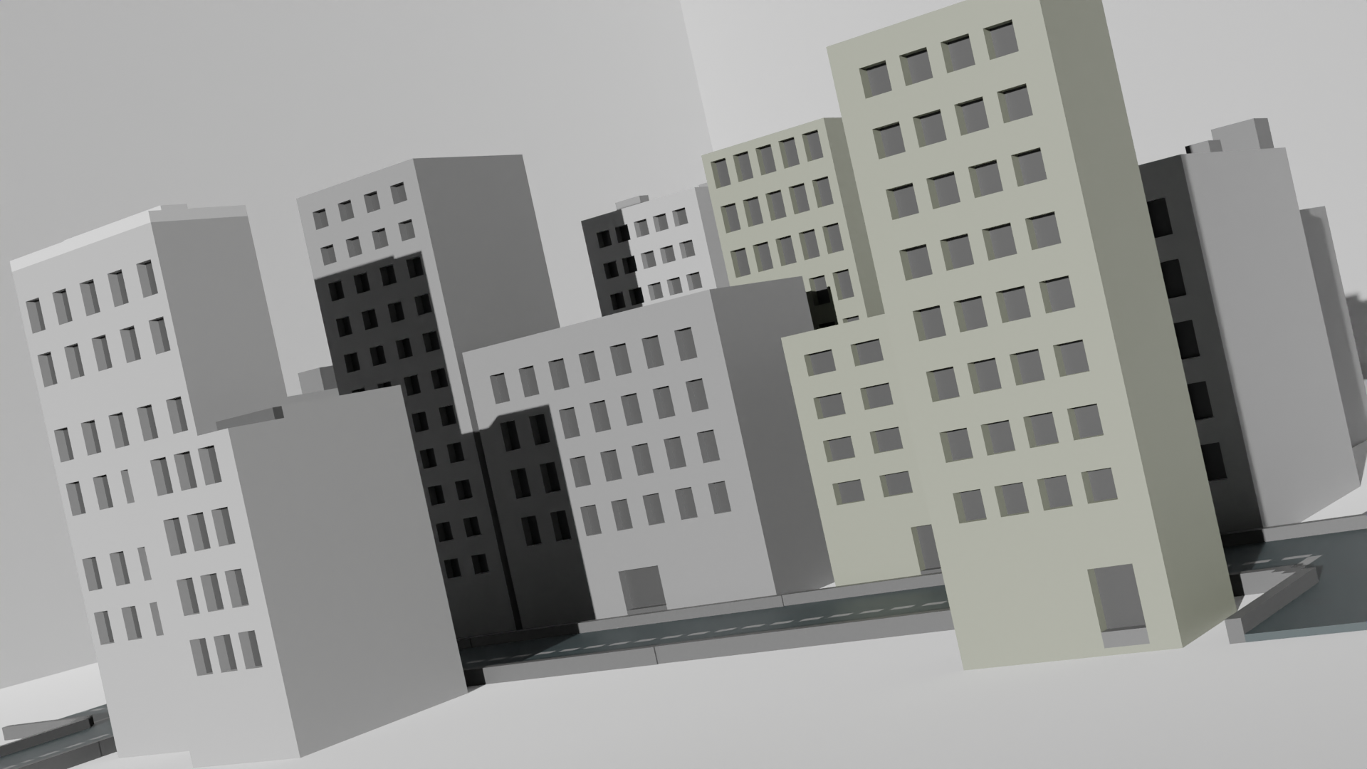 Mini City Kit – Edificios y Calles para Maquetas Urbanas