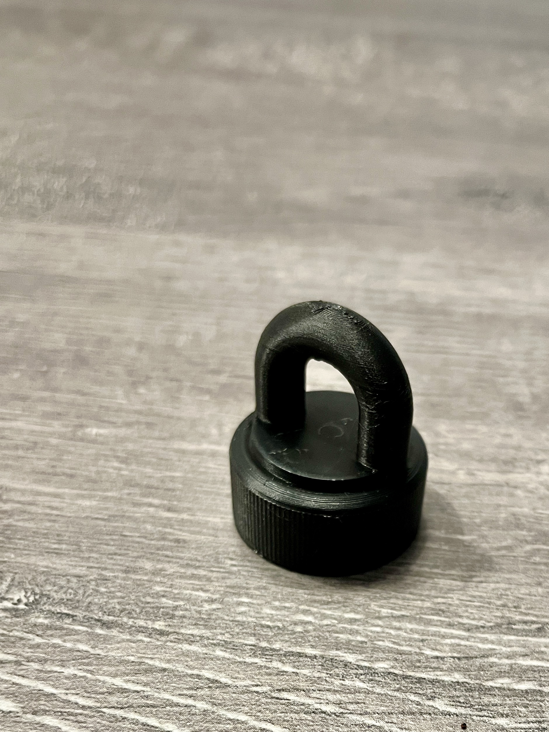 PET bottle with top hook