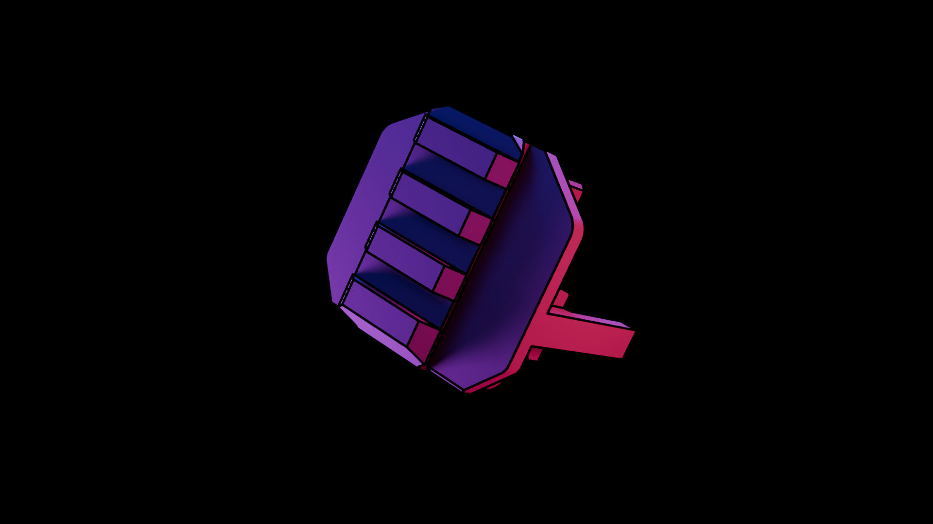 SMC-9 Picatinny stock Backplate