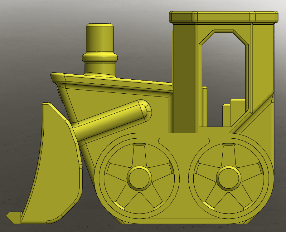 3Dozer - 3D benchy variation — miniatura 4