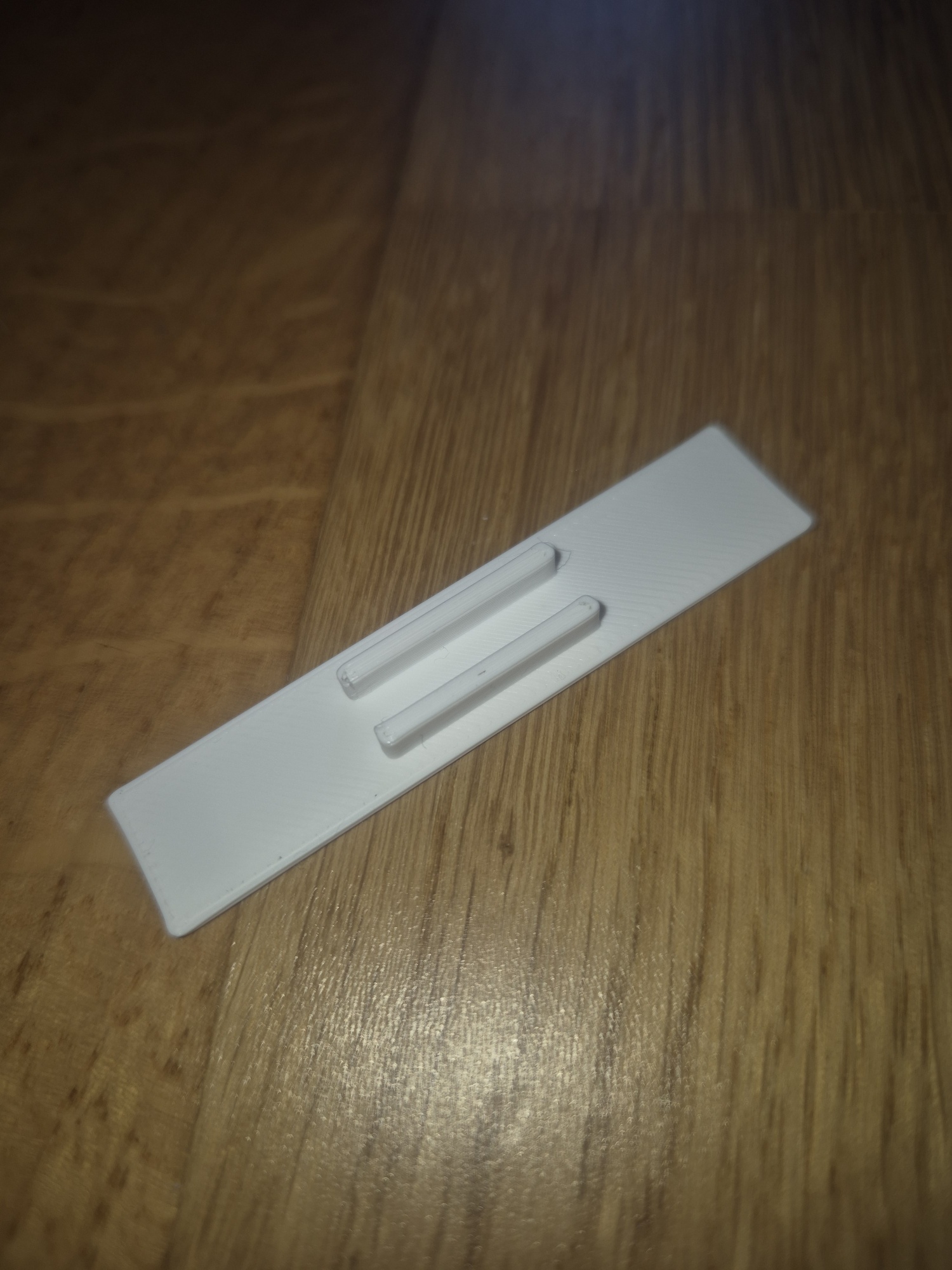 Label Plate for 4mm glass plates (such as IKEA FAXÄLVEN mirror cabinet)