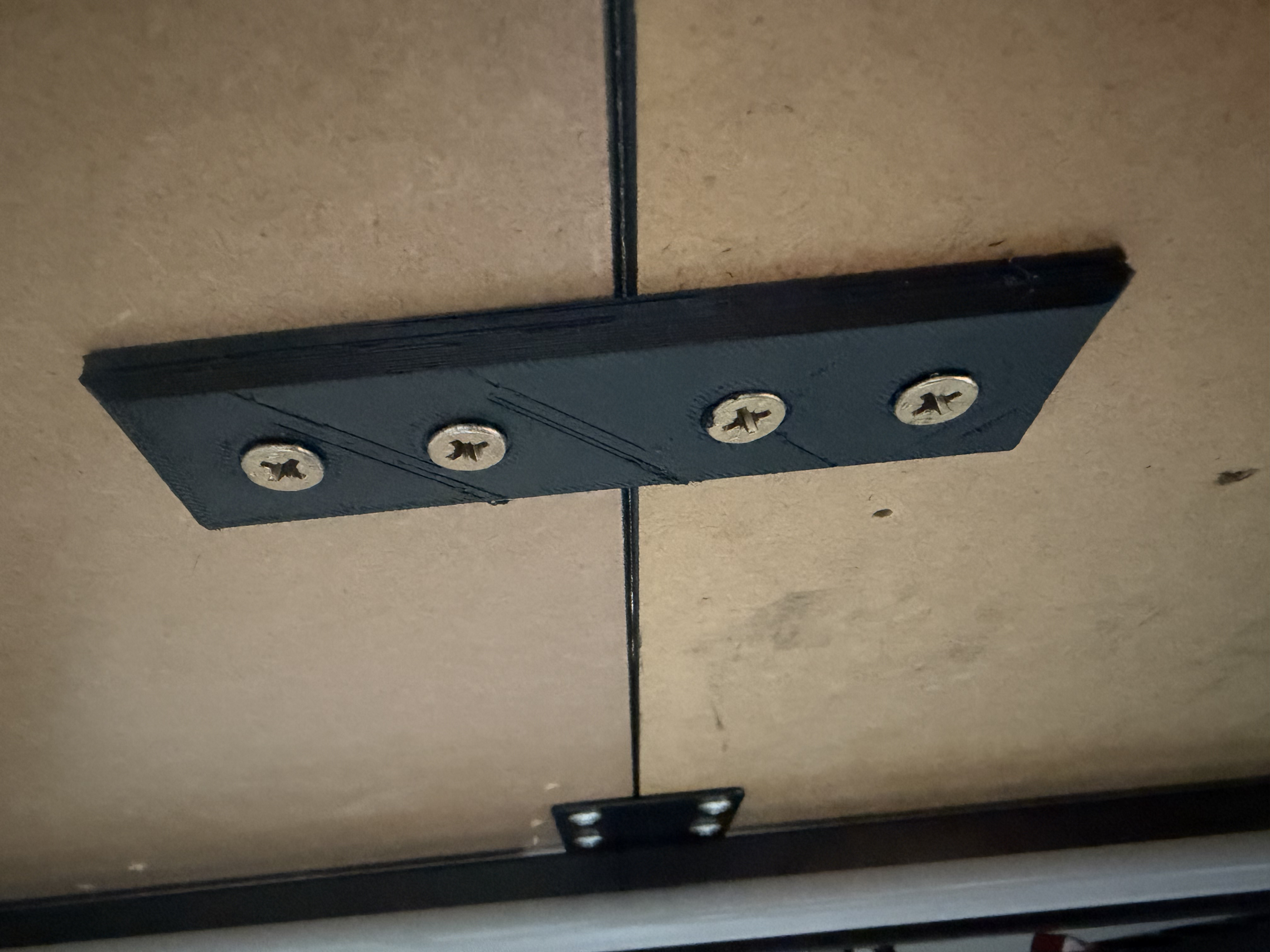 Reinforced Under-Desk Joint Connector / Mending Plate