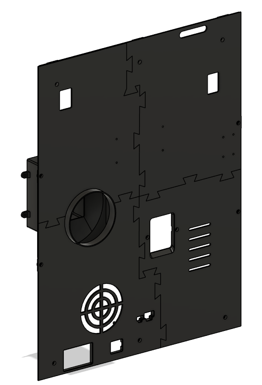 Qidi Q2 120mm Exhaust Fan Upgrade and Custom Back Panel