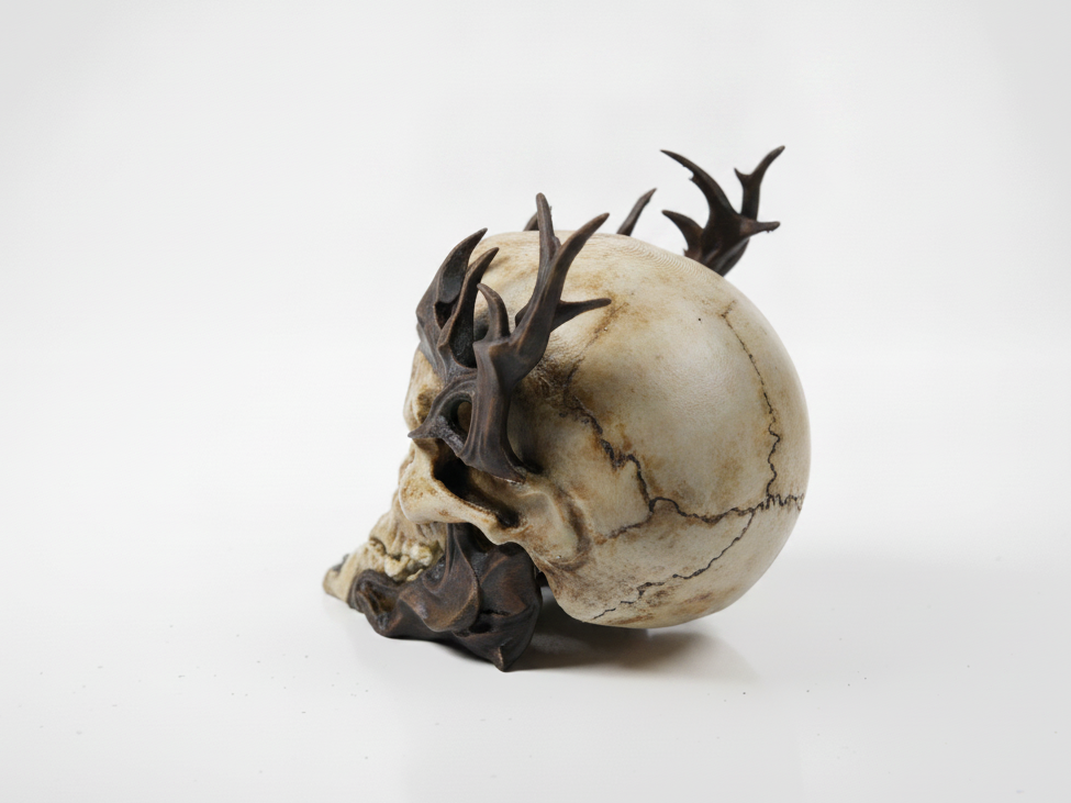 Zeus Skull Mythological Sculpture 3D Printable