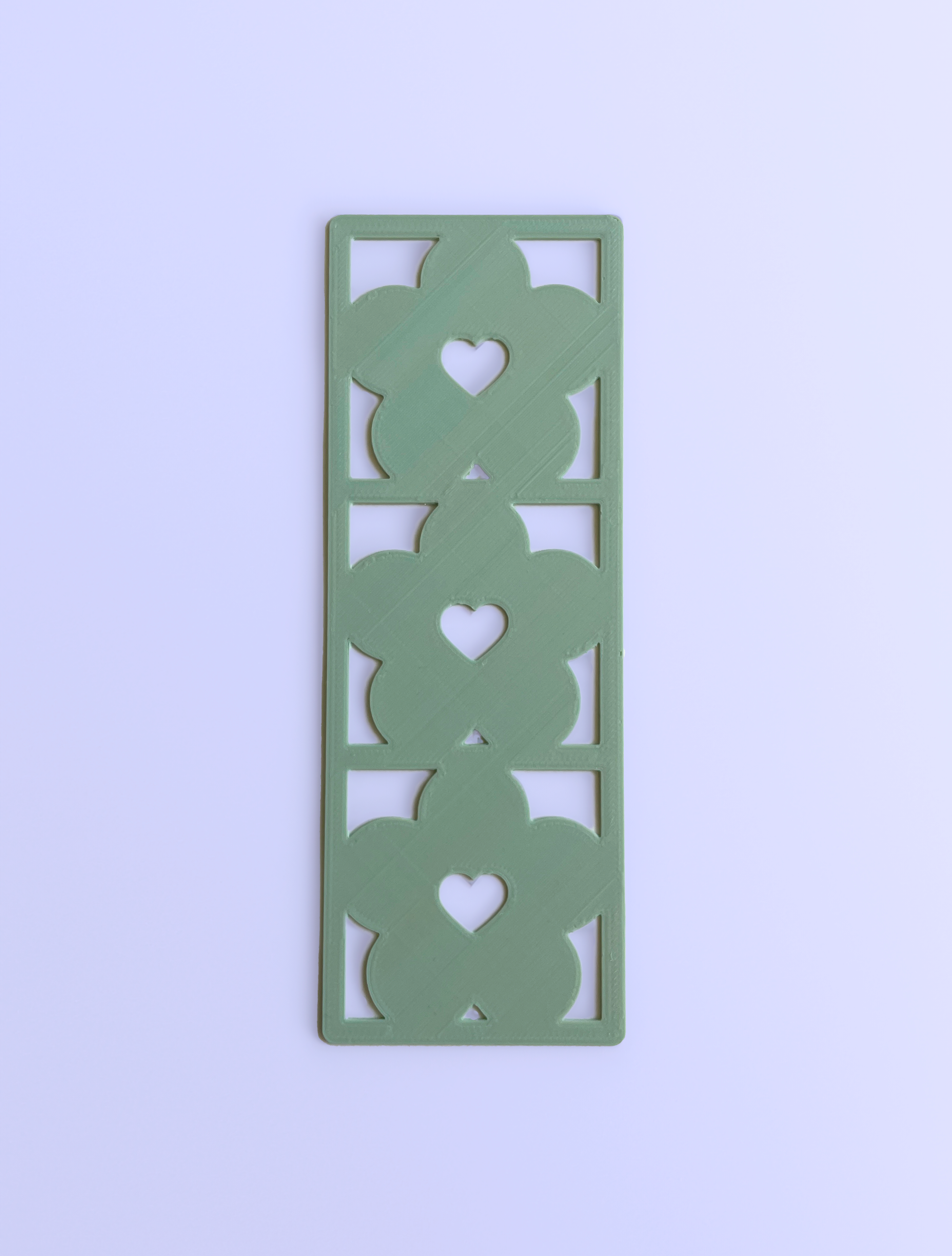 Flower Heart Bookmark