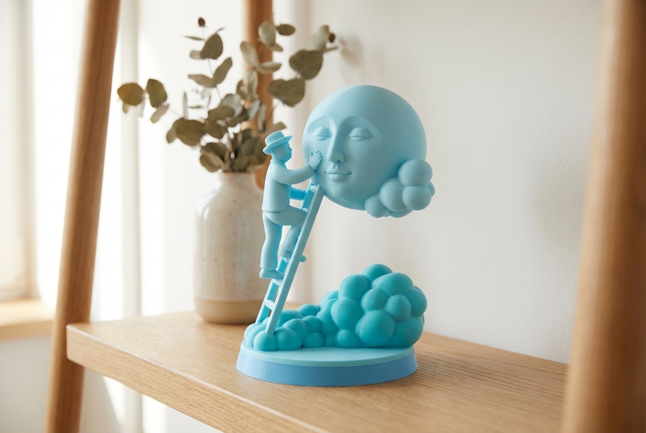 Moon Caretaker Sculpture