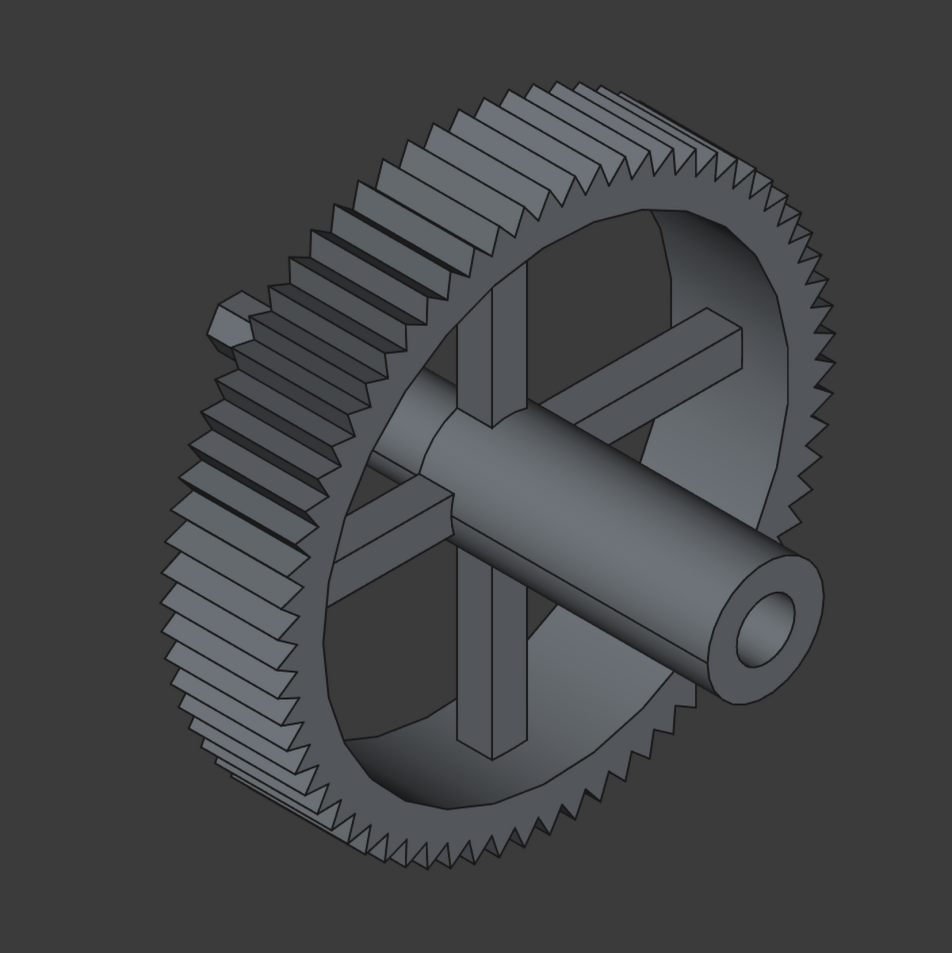 Miniatura 2 do modelo 3D Parametric scroll wheel