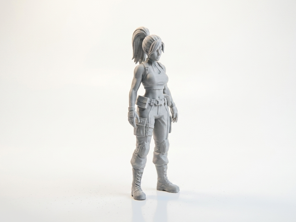 Sonya Blade Fighter Gaming Figurine 3D Printable