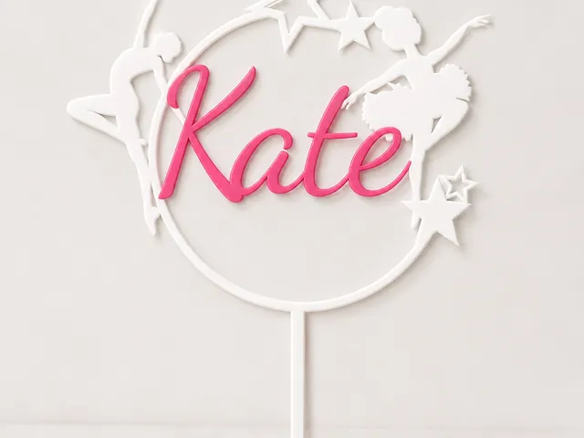 Kate's ballerina cake topper