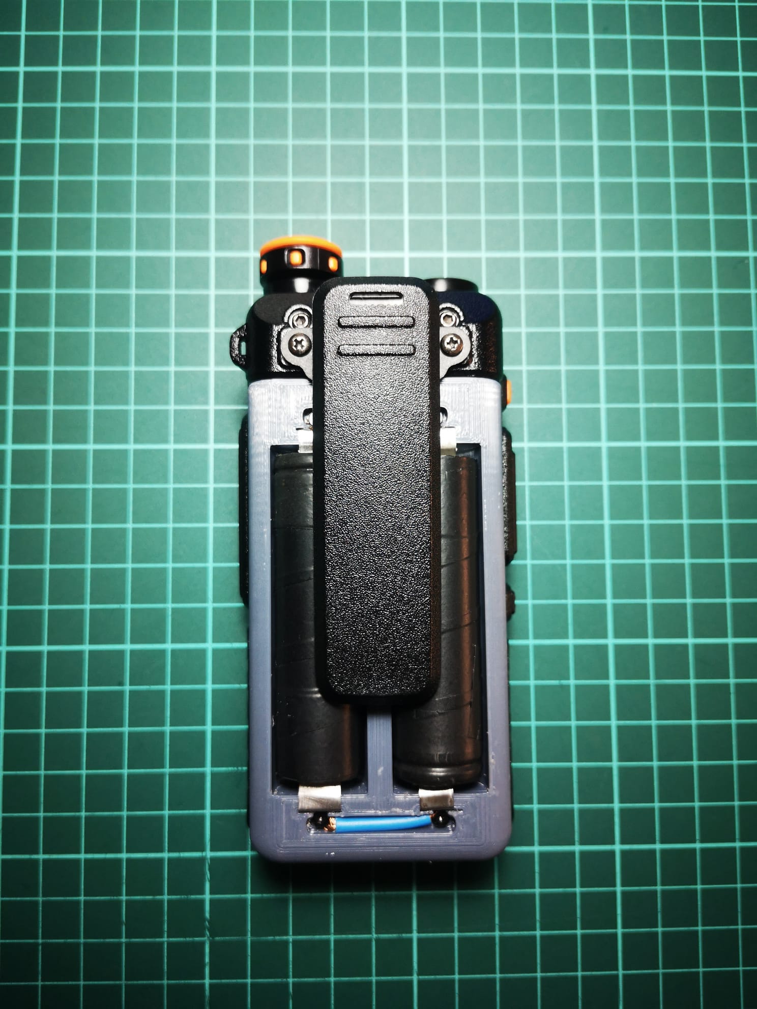 Baofeng UV 5RH PRO, UV 5RM Battery adapter for 18650