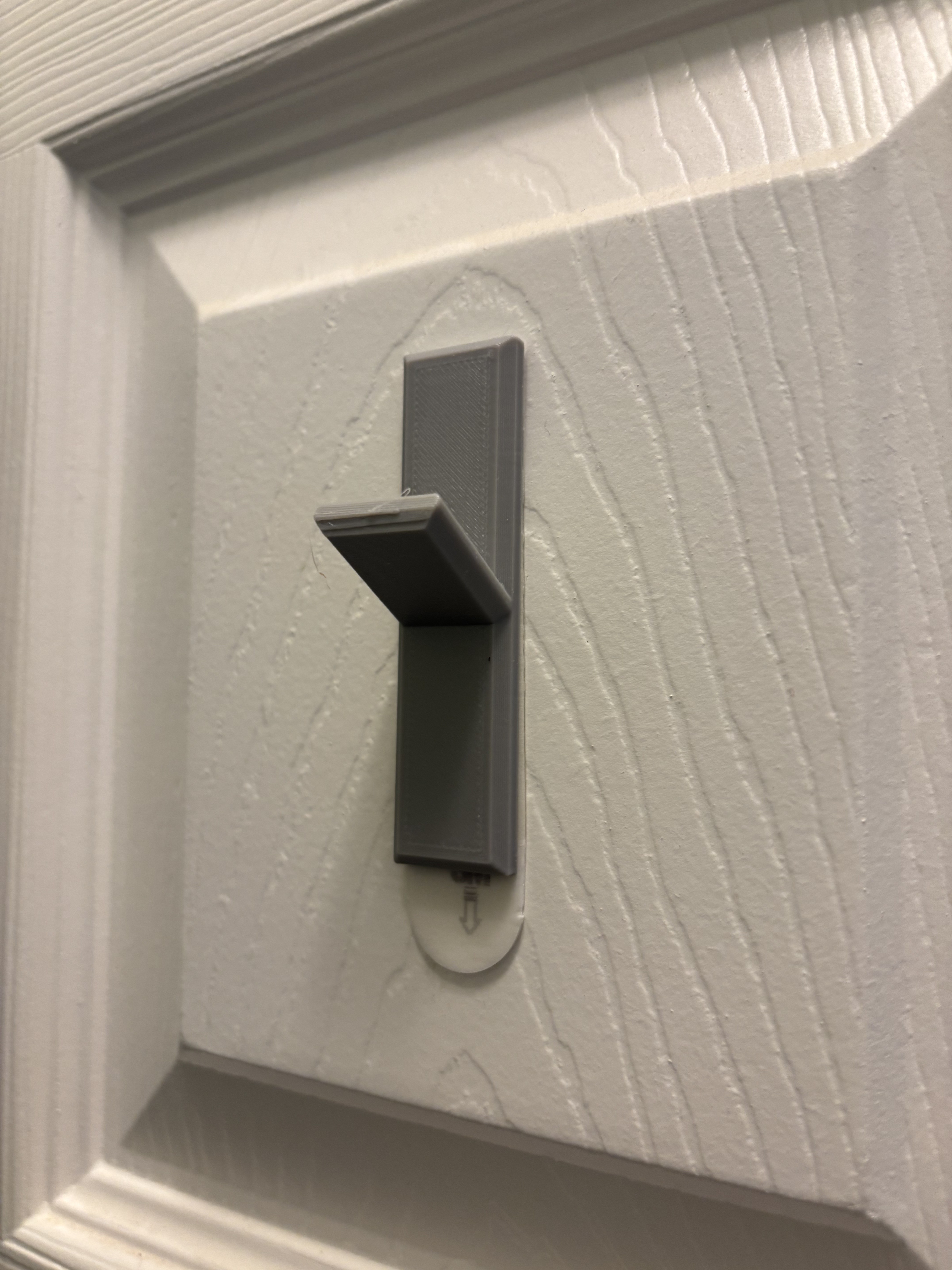 Command strip wall hook for pet leash