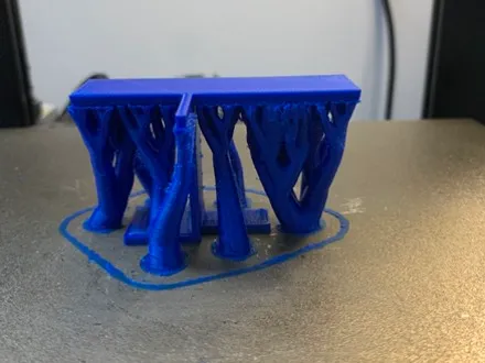 Test supports for delicate parts