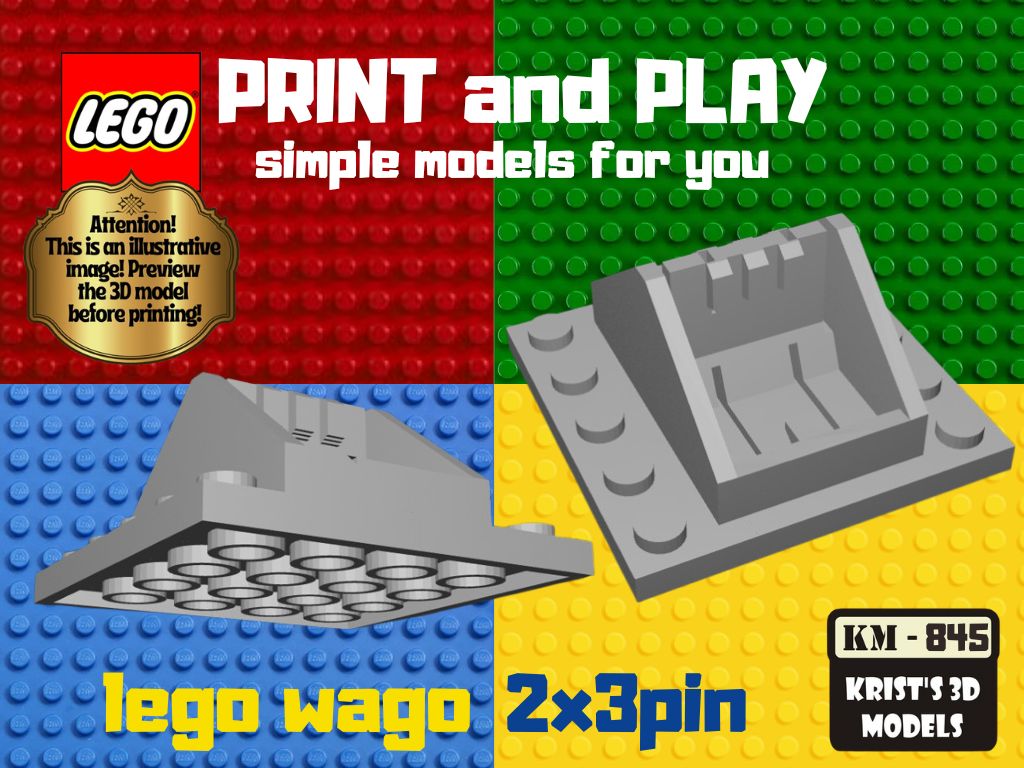 lego wago holder 2x3pin