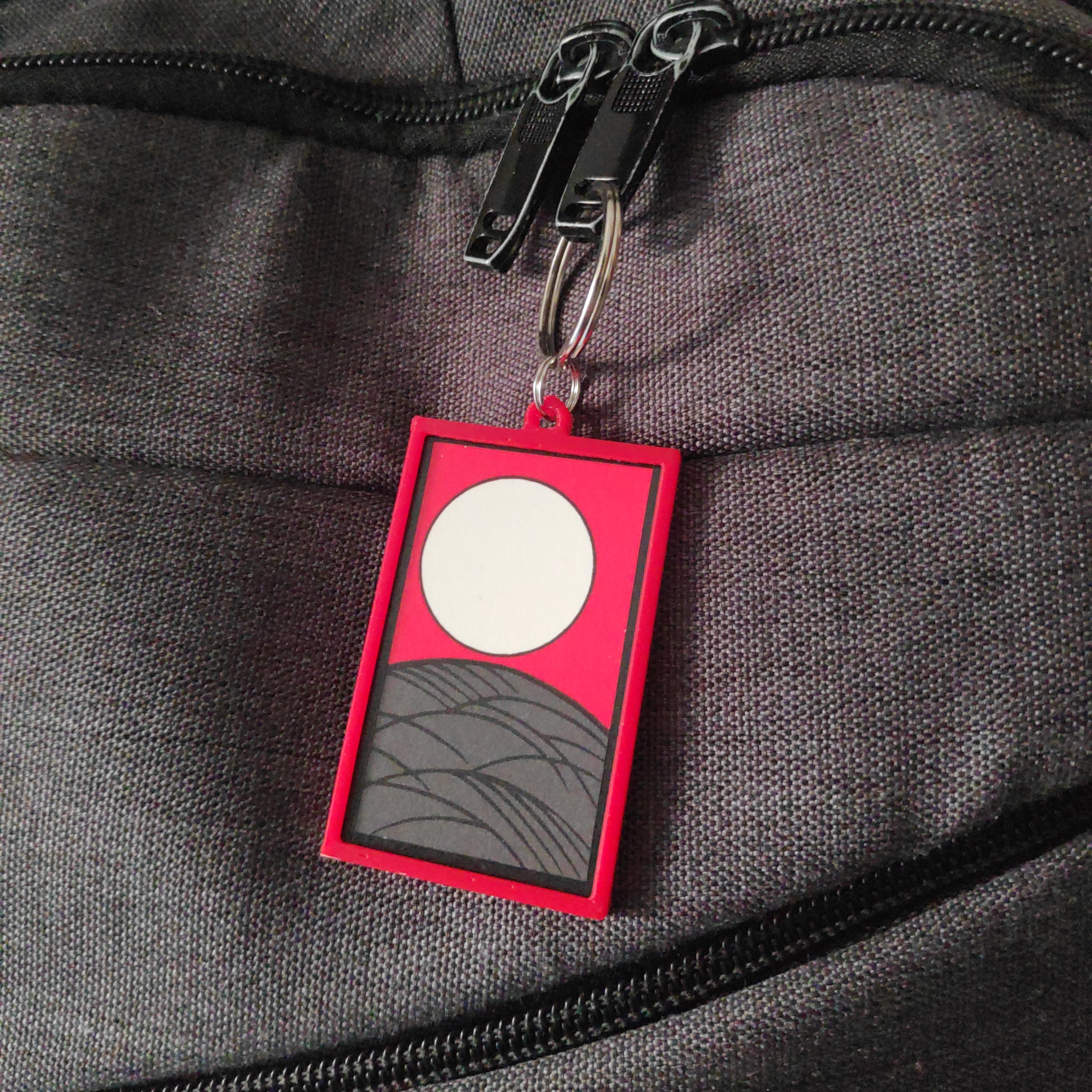 Hanafuda card holder keyring 3D model