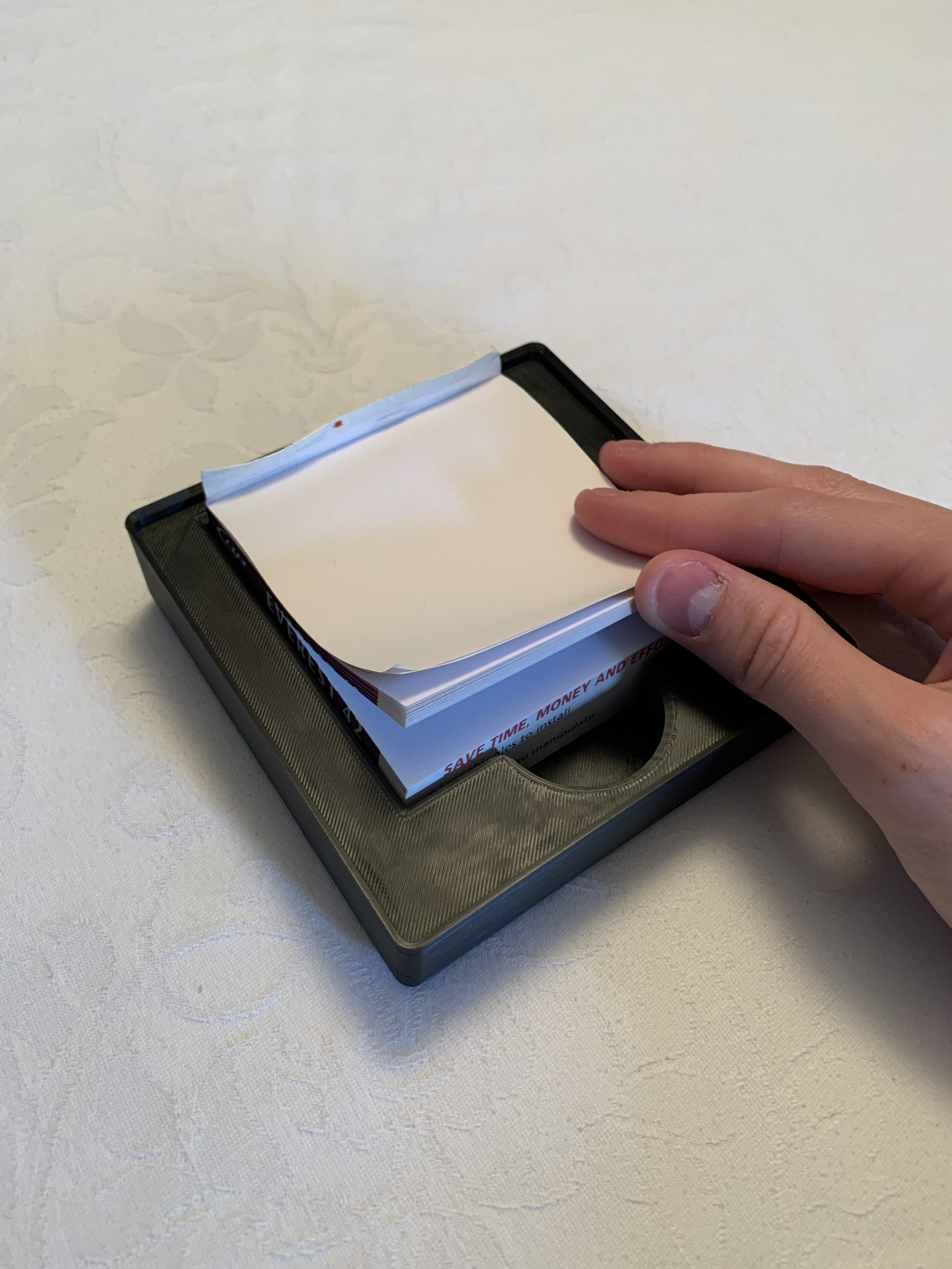 Gridfinity 3.5" Post-It Note Stack Holder