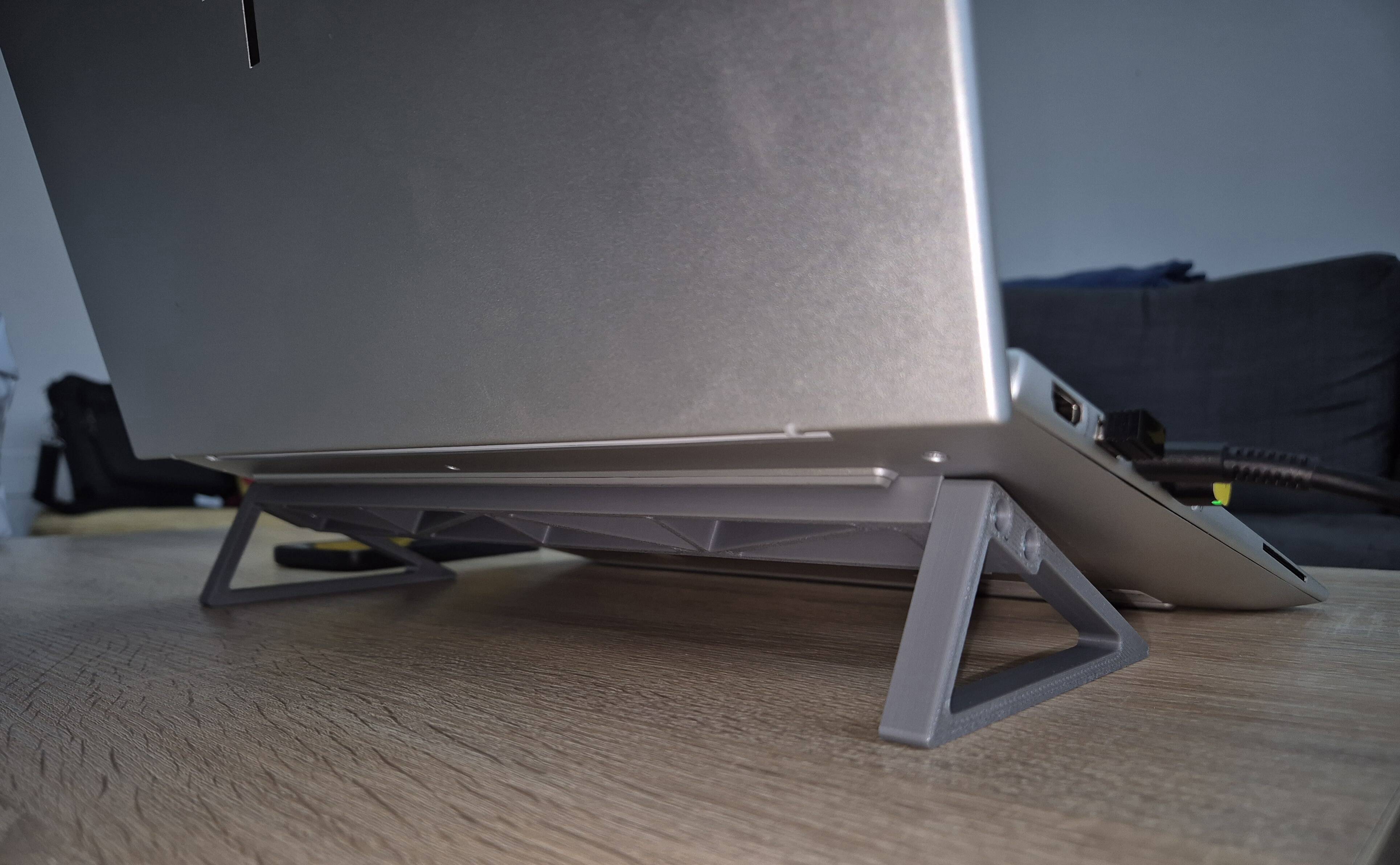 3D Printed Laptop Stand - slim | Improved Airflow & Comfort
