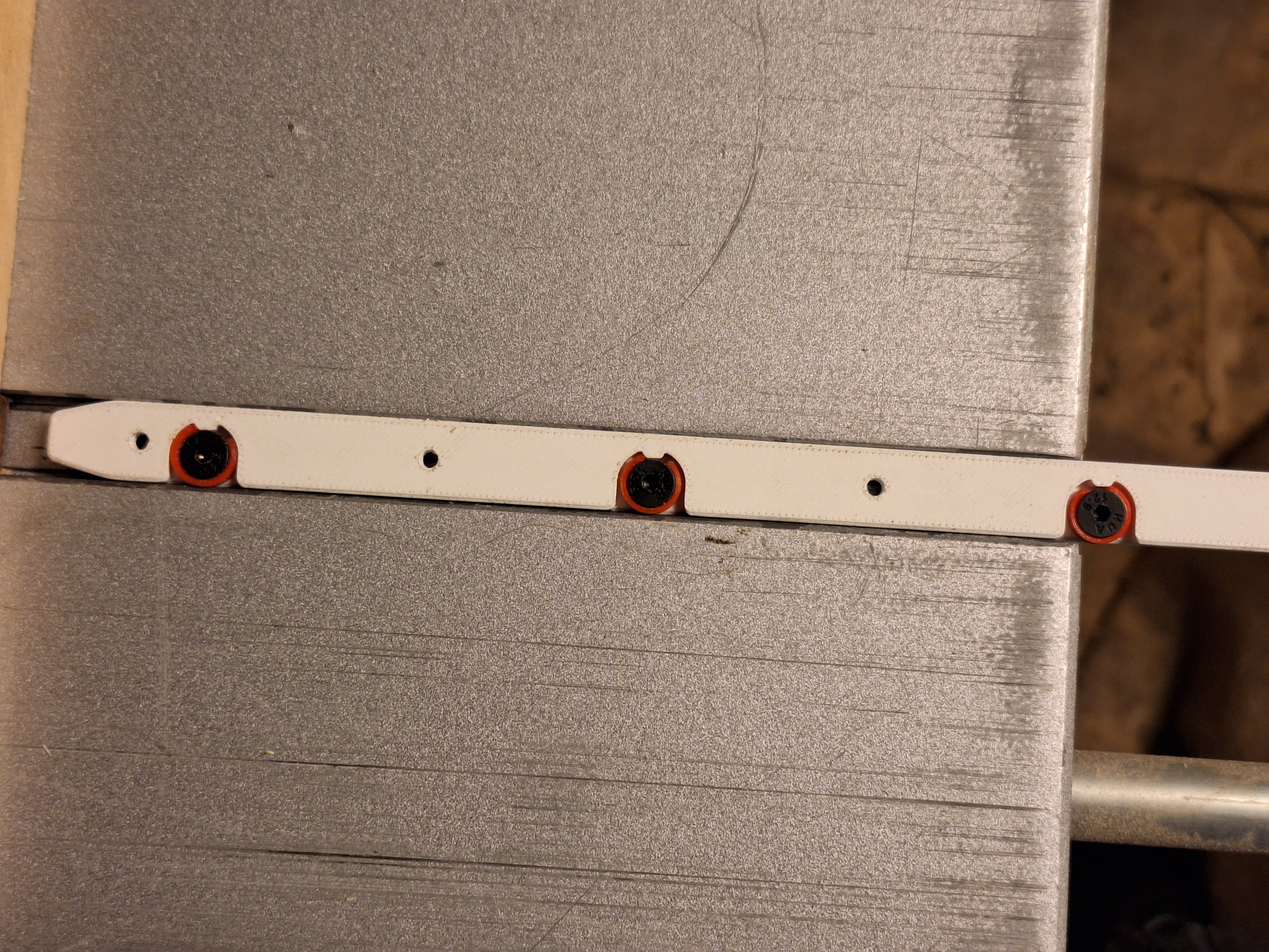 Mitre Slot Adjustable Zero-Clearance Rail Runner - Fully Parametric