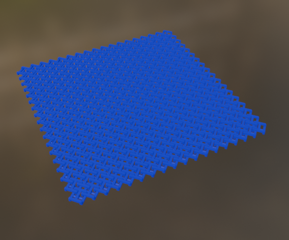 Chainmail print in place