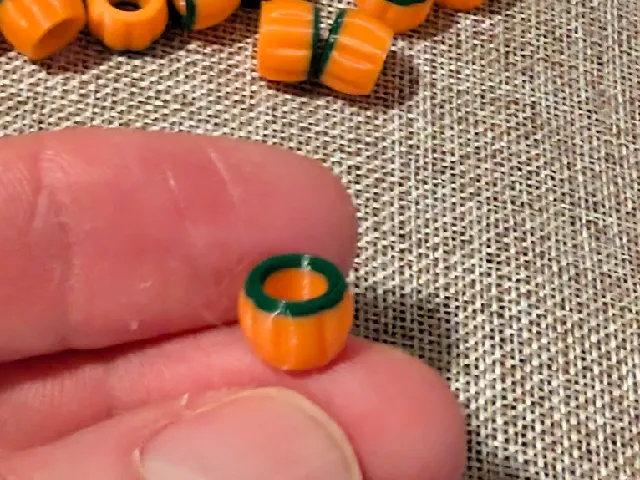 Pumpkin Pony Bead