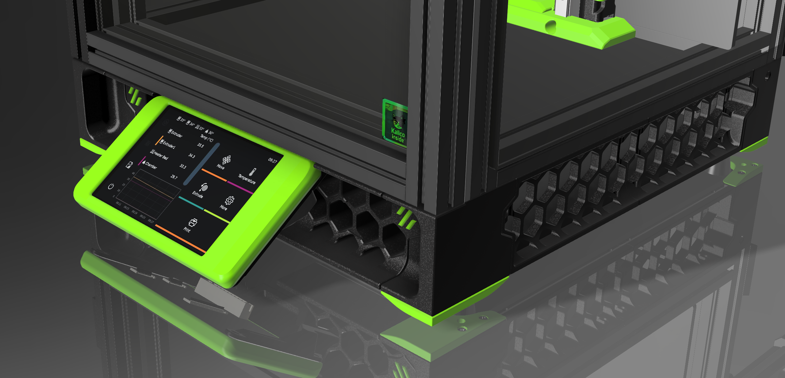V0.2r1 Mini Fridge Mellow 3.5 inch V2 Skirts