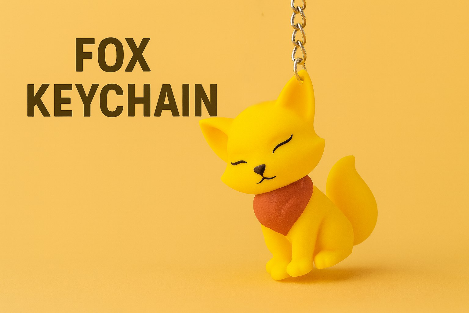 Fox Keychain