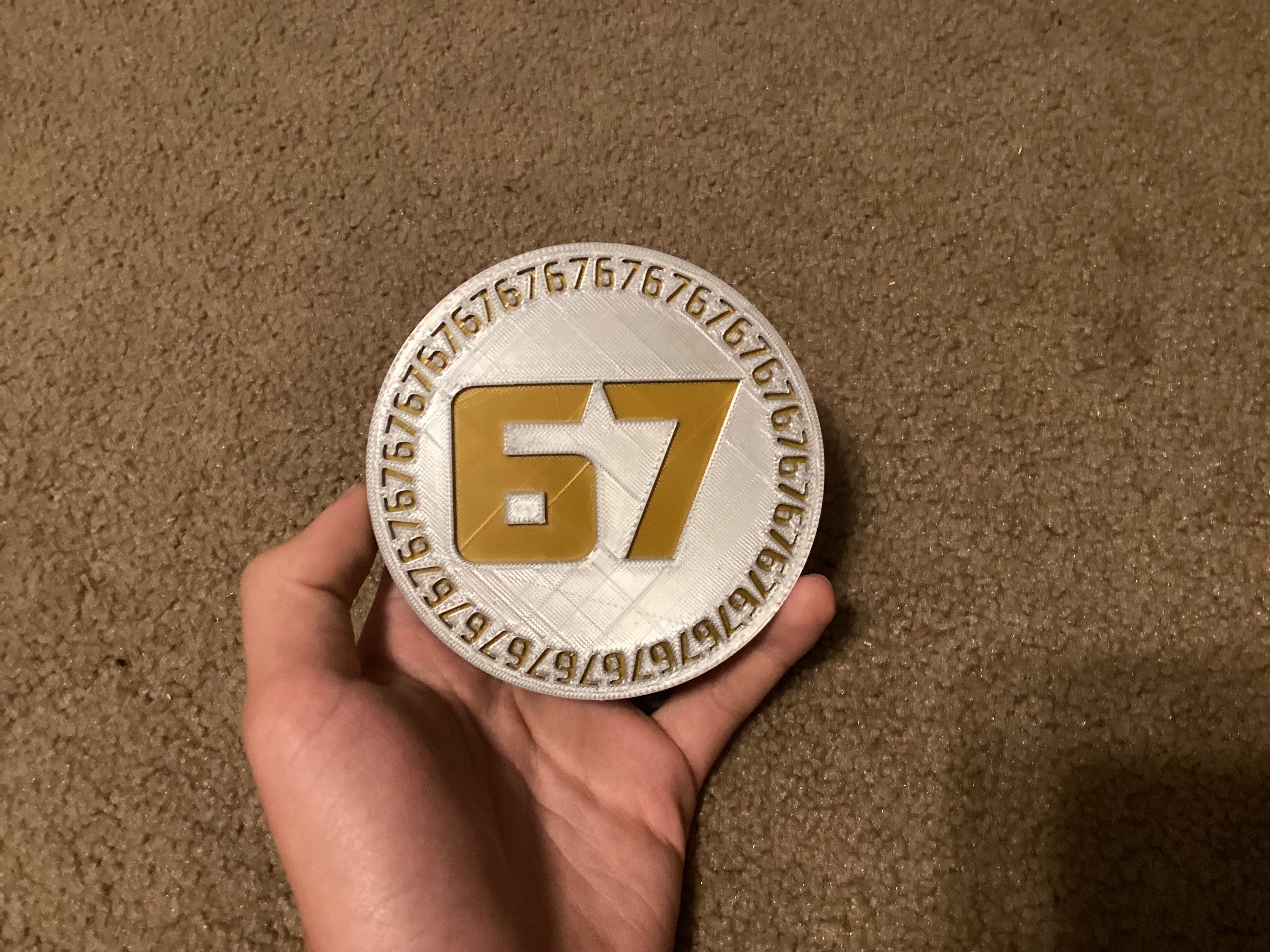 67 Token (Inset)