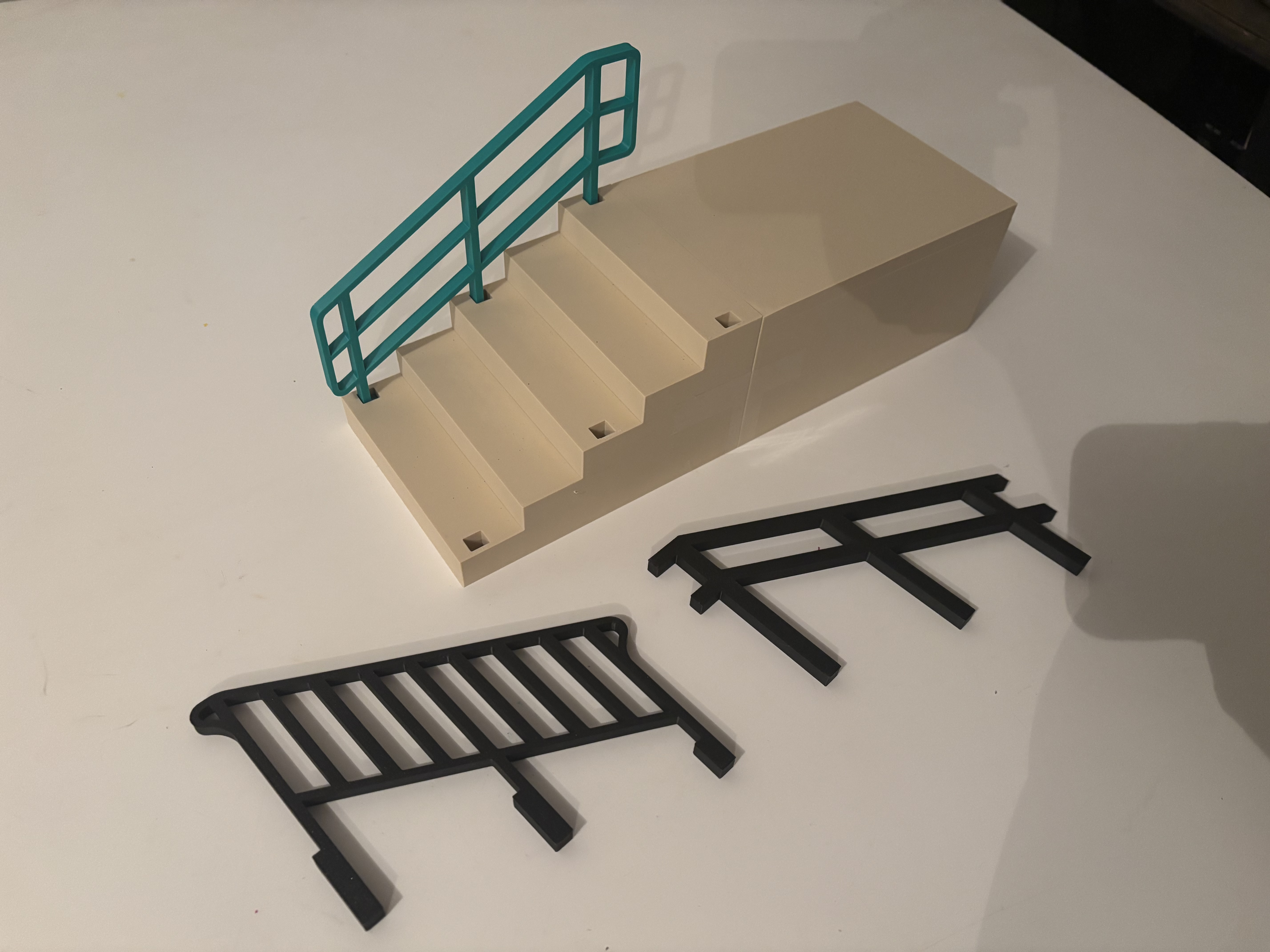 Fingerboard Stairs + Rails (read description)