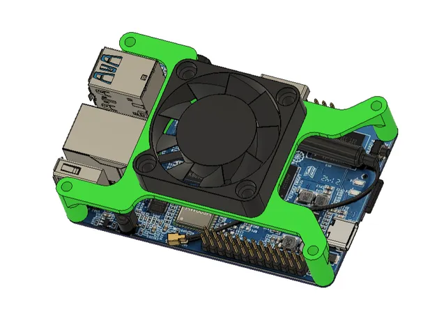 Orange Pi 3 LTS with 4010 fan
