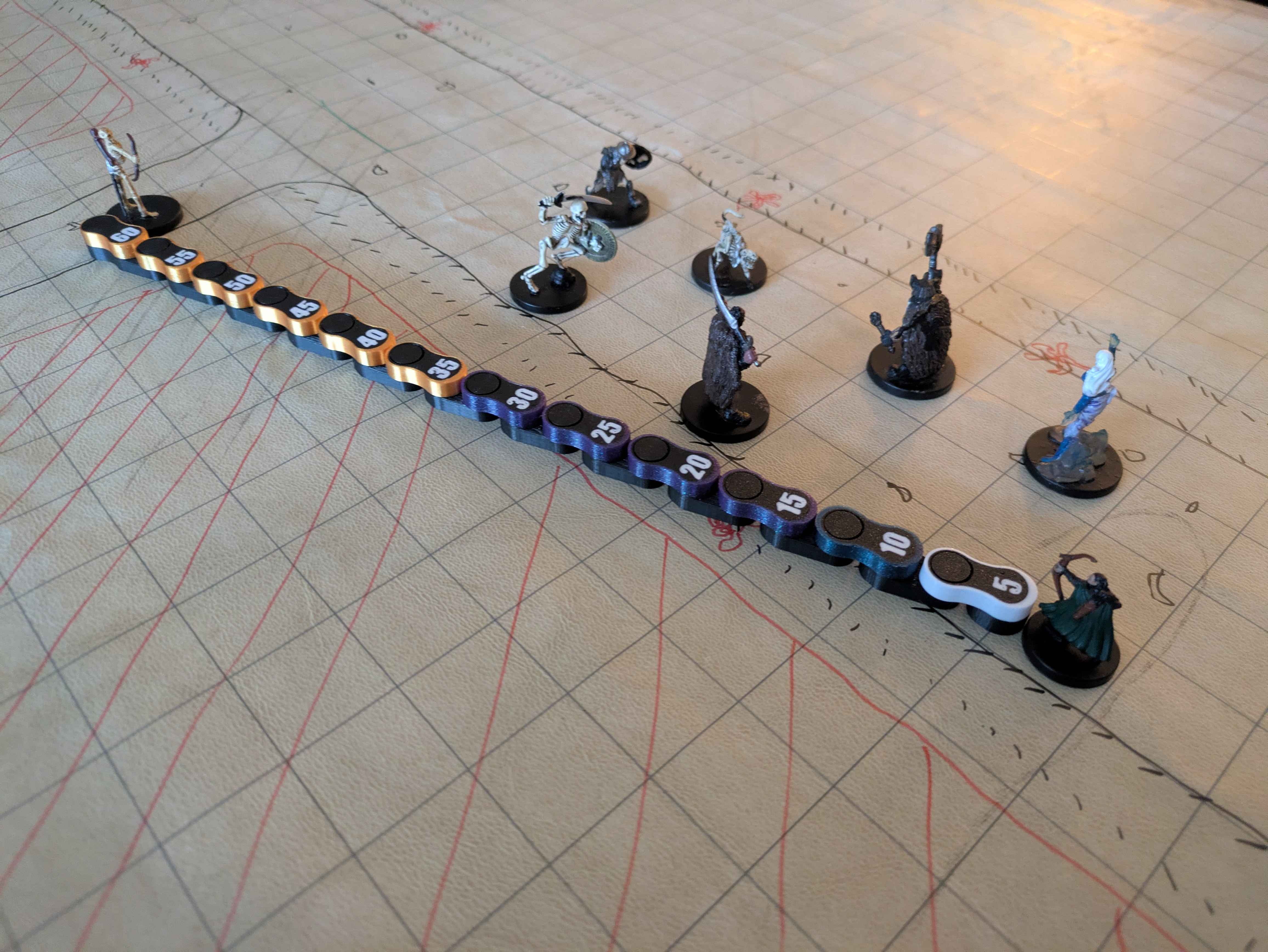 Miniatura 4 do modelo 3D Daggerheart / D&D Range Ruler