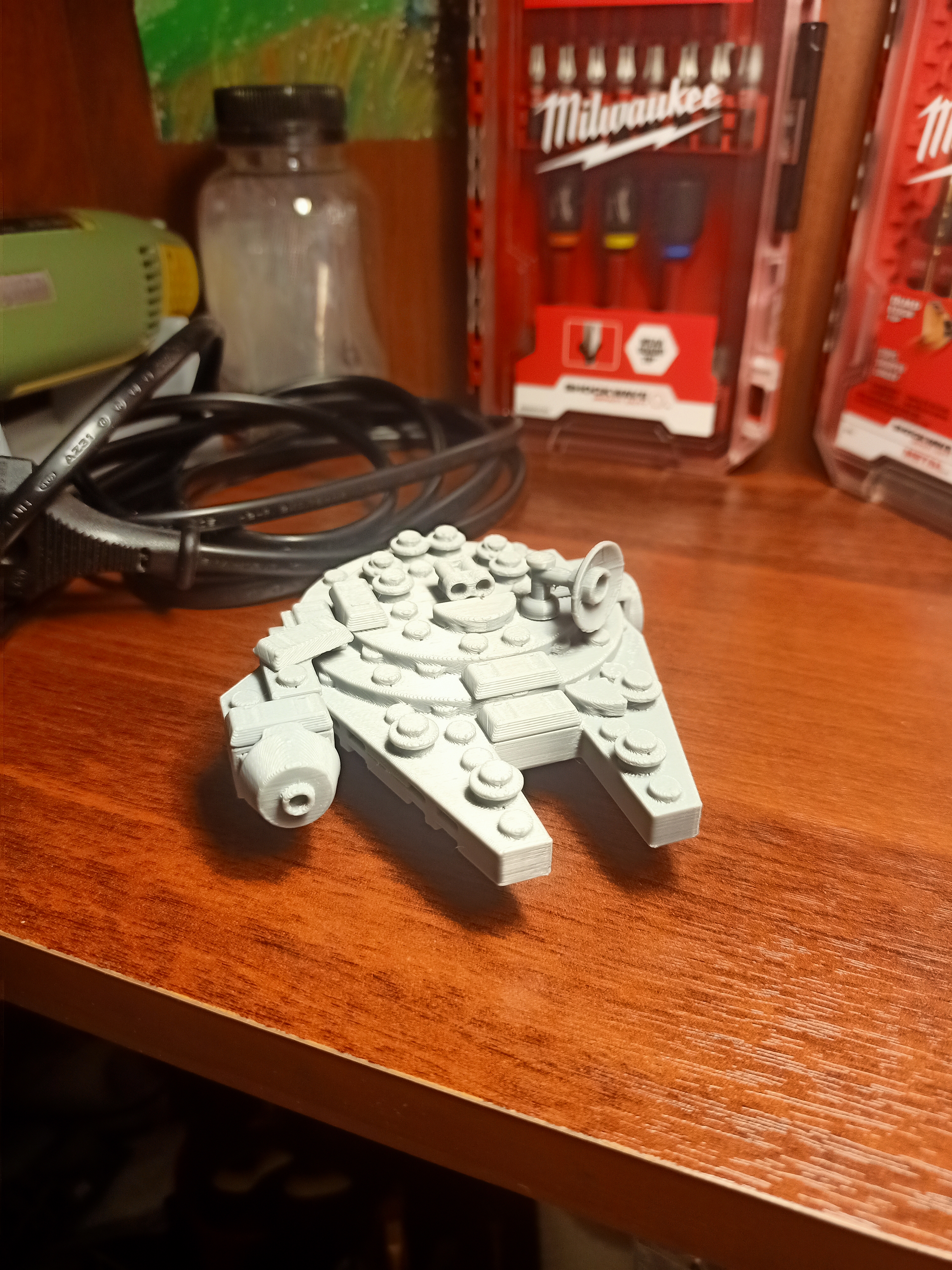 A no-assembly Lego Millennium Falcon
